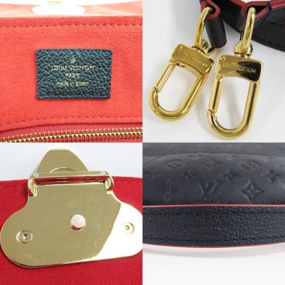 Louis Vuitton Georges MM Monogram Implant Marine Rouge Bag - Picture 7 of 8